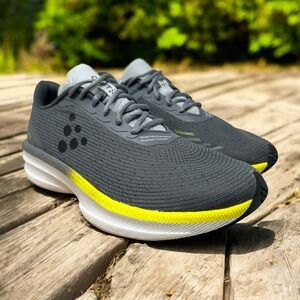 Craft PRO Endurance Men's Running Shoes Gray Yellow Size 10
